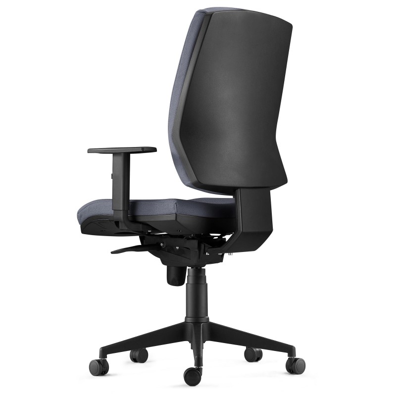Silla Ergonómica OLIVER, tela negra