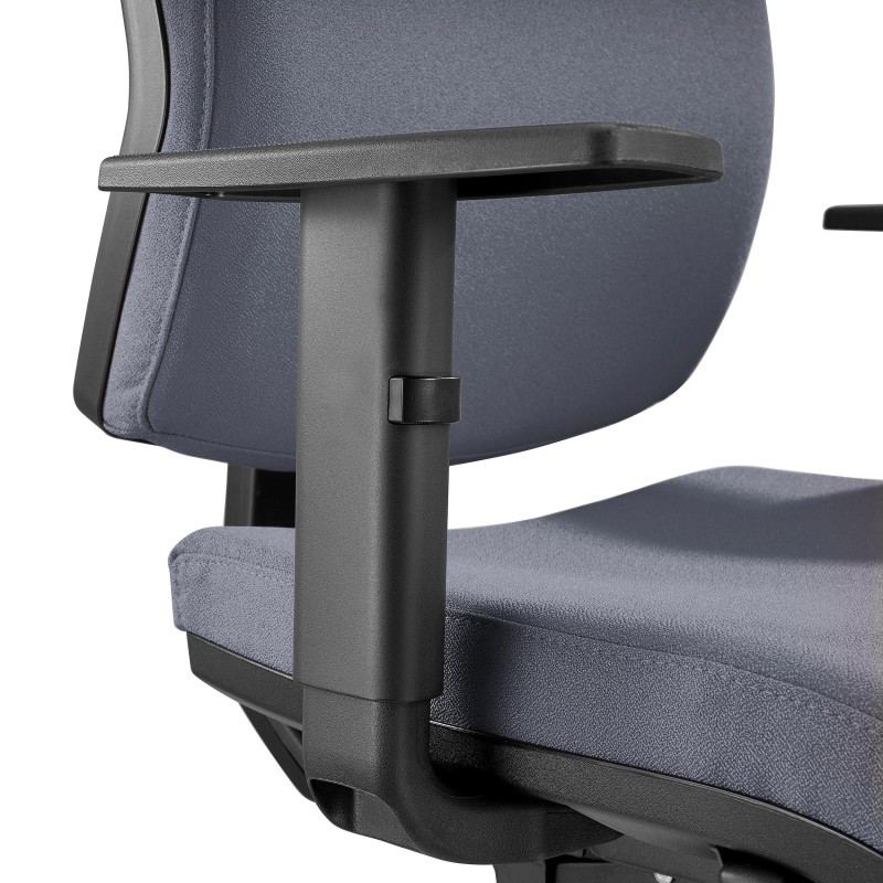 Silla Ergonómica OLIVER, tela negra