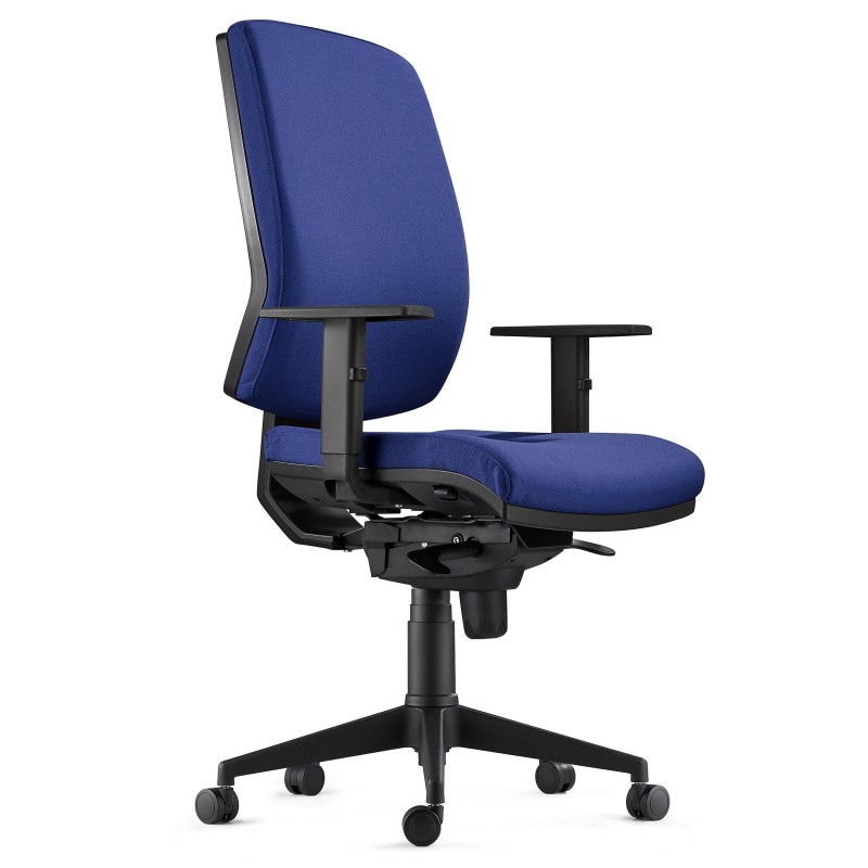 Silla Ergonómica OLIVER, tela negra