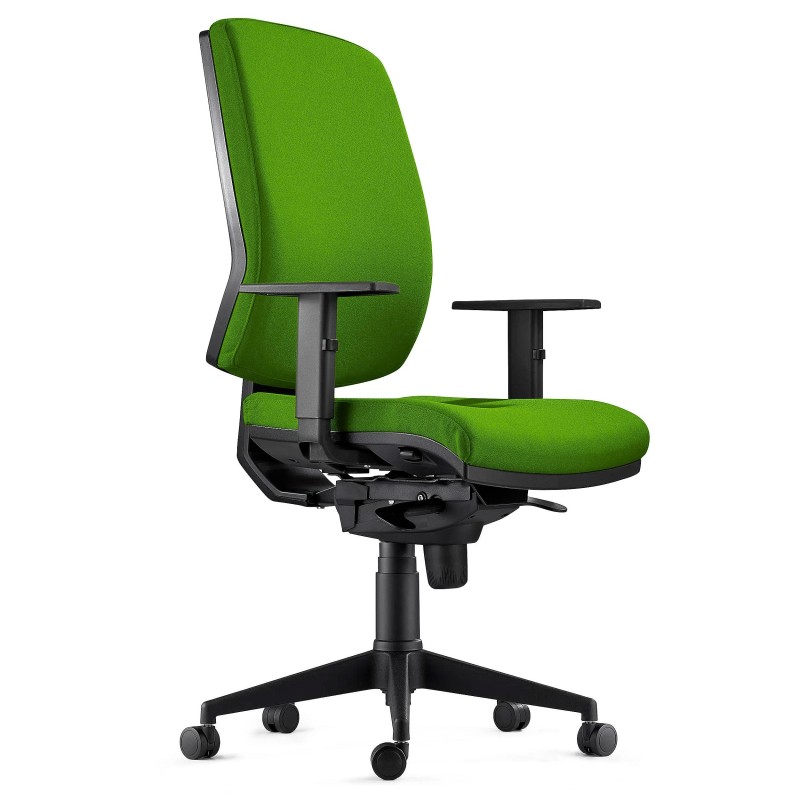 Silla Ergonómica OLIVER, tela negra