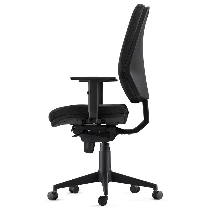 Silla Ergonómica OLIVER, tela negra
