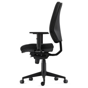 Silla Ergonómica OLIVER, tela negra