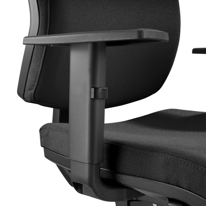 Silla Ergonómica OLIVER, tela negra