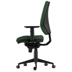 Silla Ergonómica OLIVER, piel negra