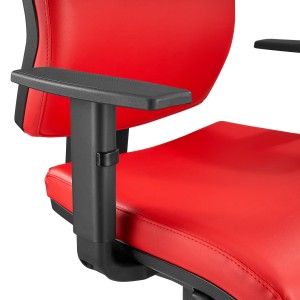 Silla Ergonómica OLIVER, piel negra