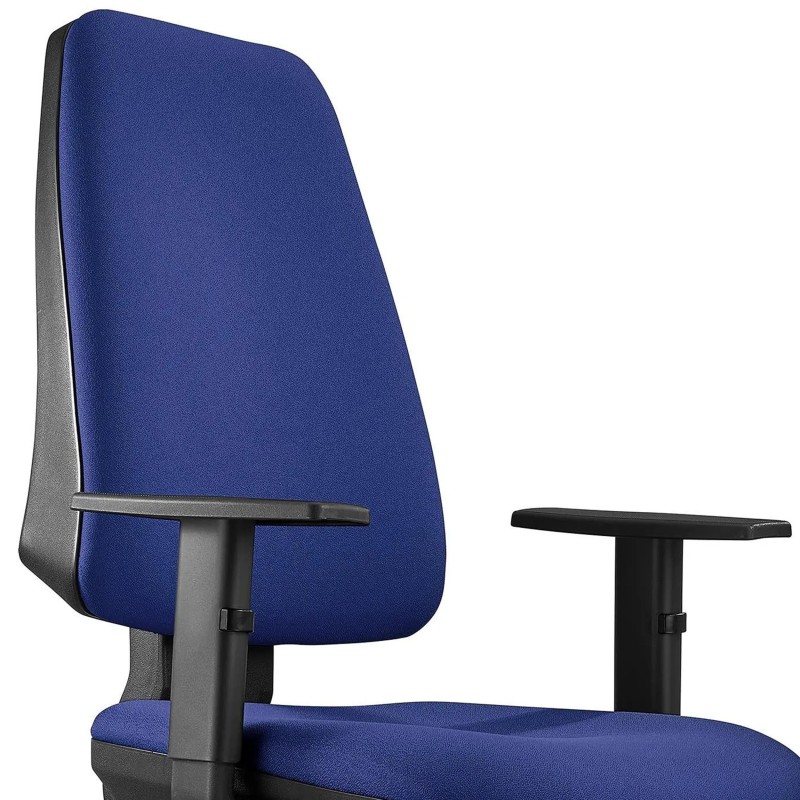 Silla de Oficina Ergonómica INDIANA en Tela color Negro