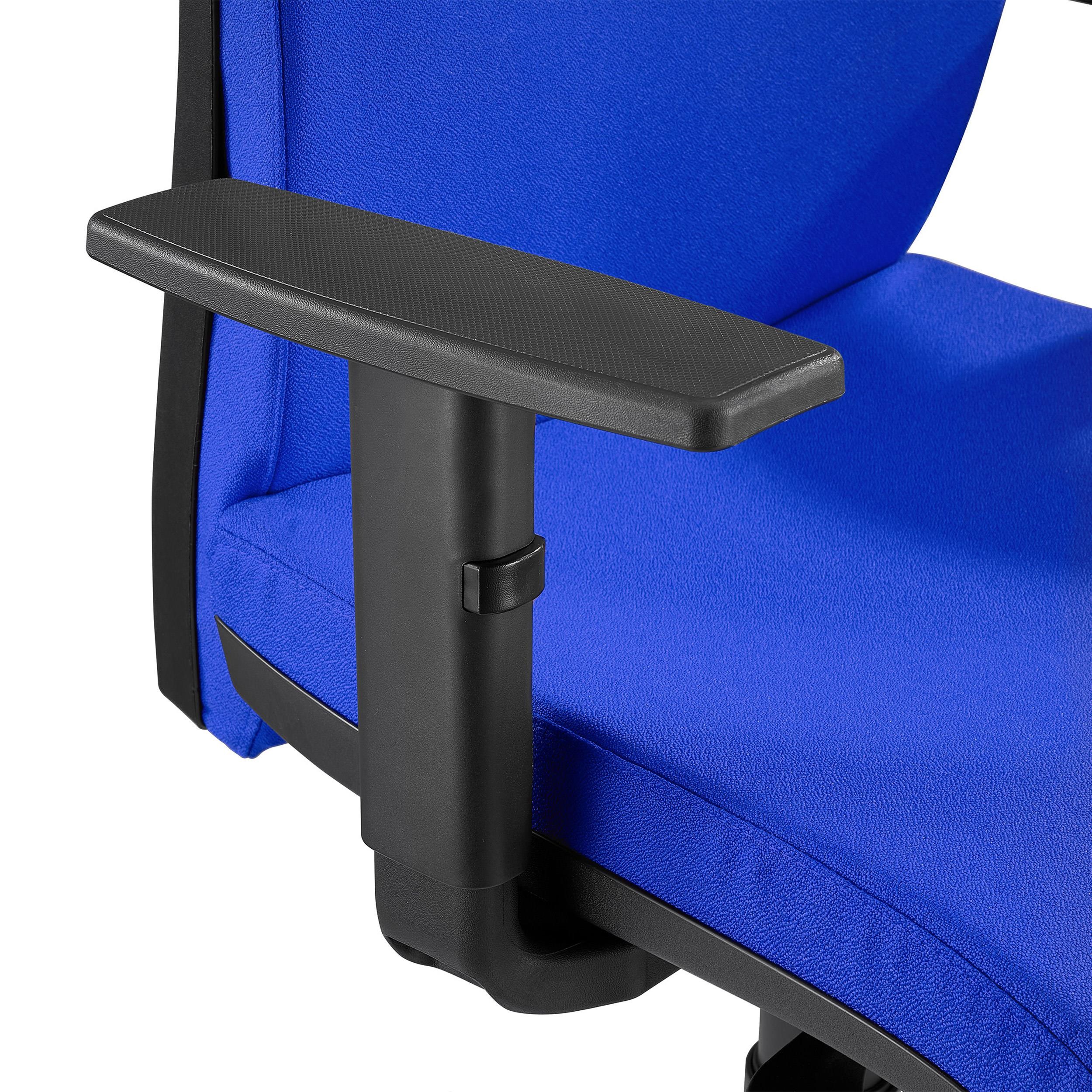 Silla Ergonómica MARVEL, Tela Negra, Reposacabezas y Soporte Lumbar