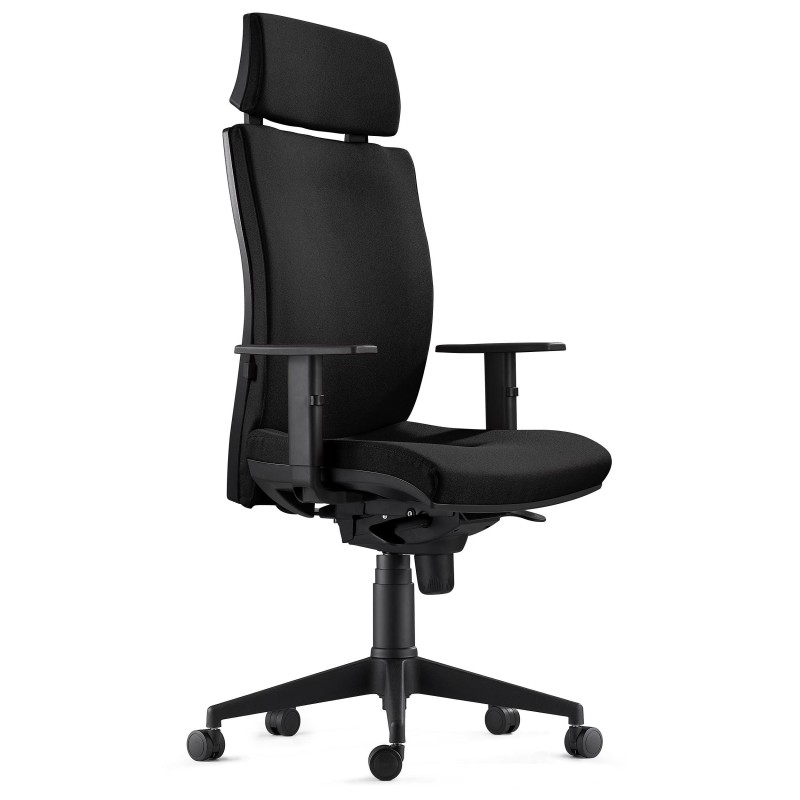 Silla Ergonómica MARVEL en Tela color Negro