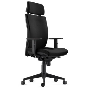 Silla Ergonómica MARVEL en Tela color Negro