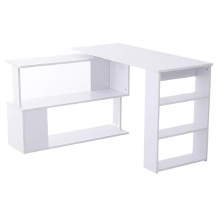 Mesa de Oficina PLAMEN en Madera color Blanco