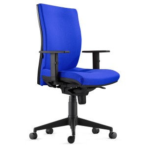 Silla Ergonómica KEVIN en Tela color Negro
