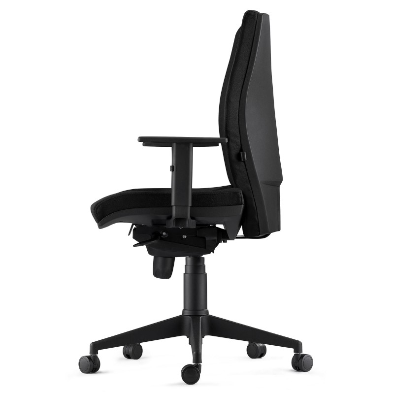 Silla Ergonómica KEVIN en Tela color Negro
