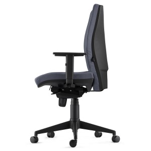 Silla Ergonómica KEVIN en Tela color Negro