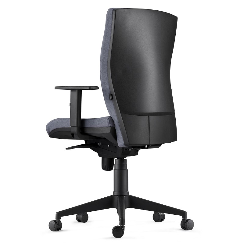 Silla Ergonómica KEVIN en Tela color Negro