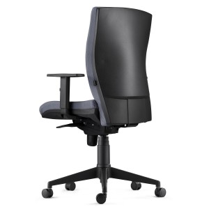 Silla Ergonómica KEVIN en Tela color Negro