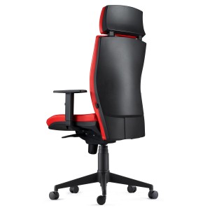 Silla Ergonómica MARVEL en Piel color Negro