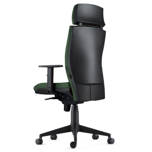 Silla Ergonómica MARVEL en Piel color Negro