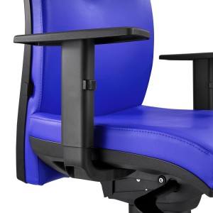 Silla Ergonómica MARVEL en Piel color Negro