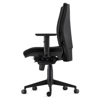 Silla Ergonómica KEVIN en Piel color Negro 2