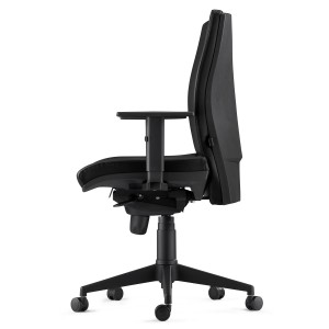 Silla Ergonómica KEVIN en Piel color Negro