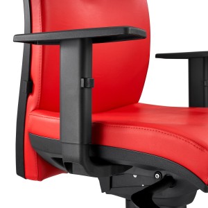 Silla Ergonómica KEVIN en Piel color Negro