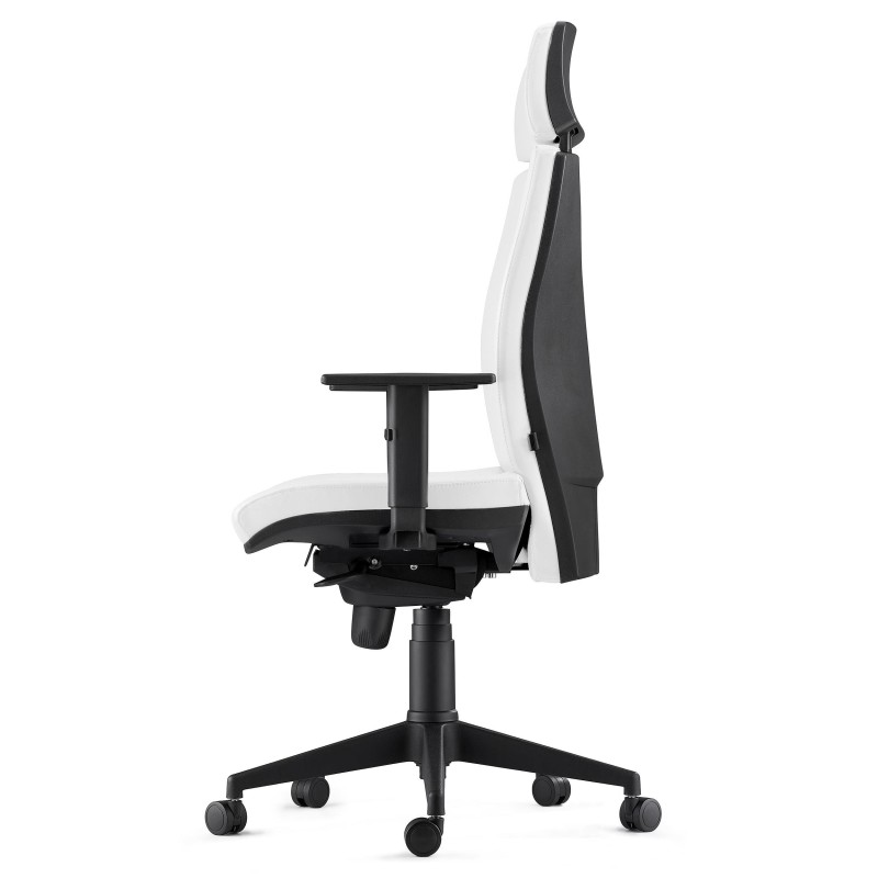 Silla Ergonómica MARVEL en Piel Natural color Negro