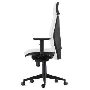 Silla Ergonómica MARVEL en Piel Natural color Negro
