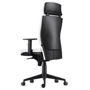 Silla Ergonómica MARVEL en Piel Natural color Negro