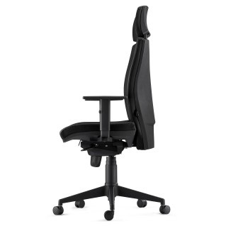 Silla Ergonómica MARVEL en Piel Natural color Negro 2