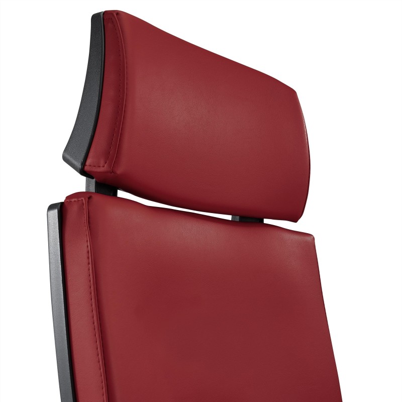 Silla Ergonómica MARVEL en Piel Natural color Negro