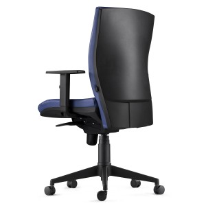 Silla Ergonómica KEVIN en Piel Natural color Negro