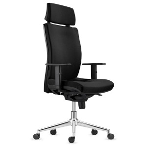 Silla Ergonómica MARVEL en Tela color Negro
