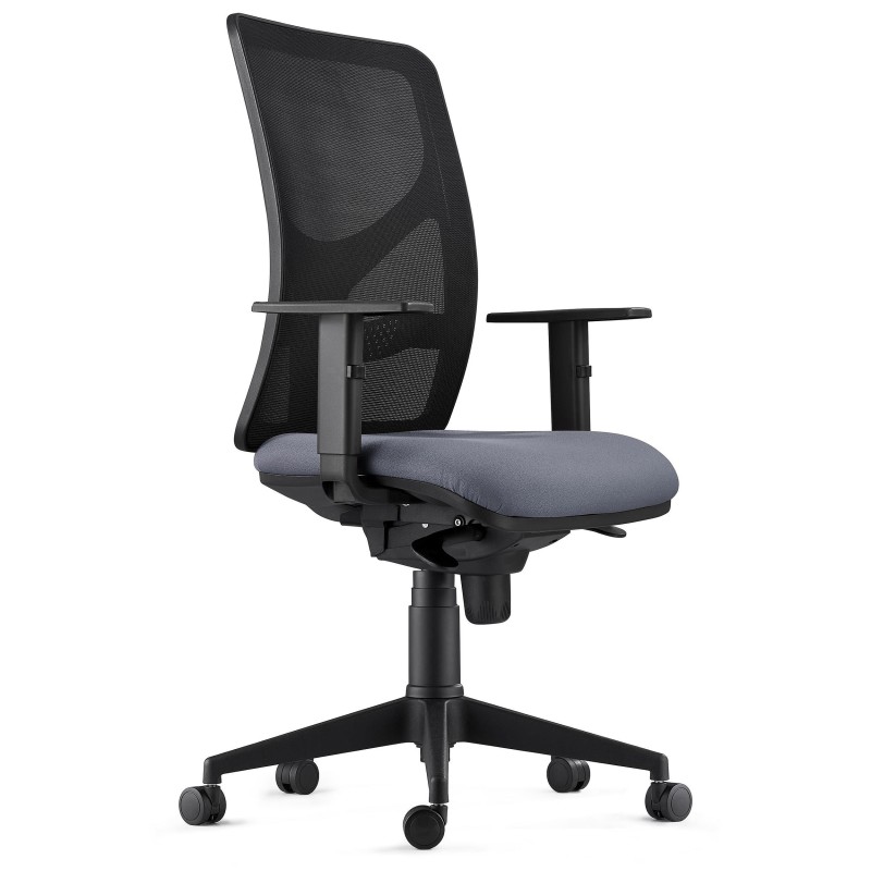 Silla de Oficina MILO en Tela color Negro