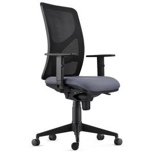 Silla de Oficina MILO en Tela color Negro