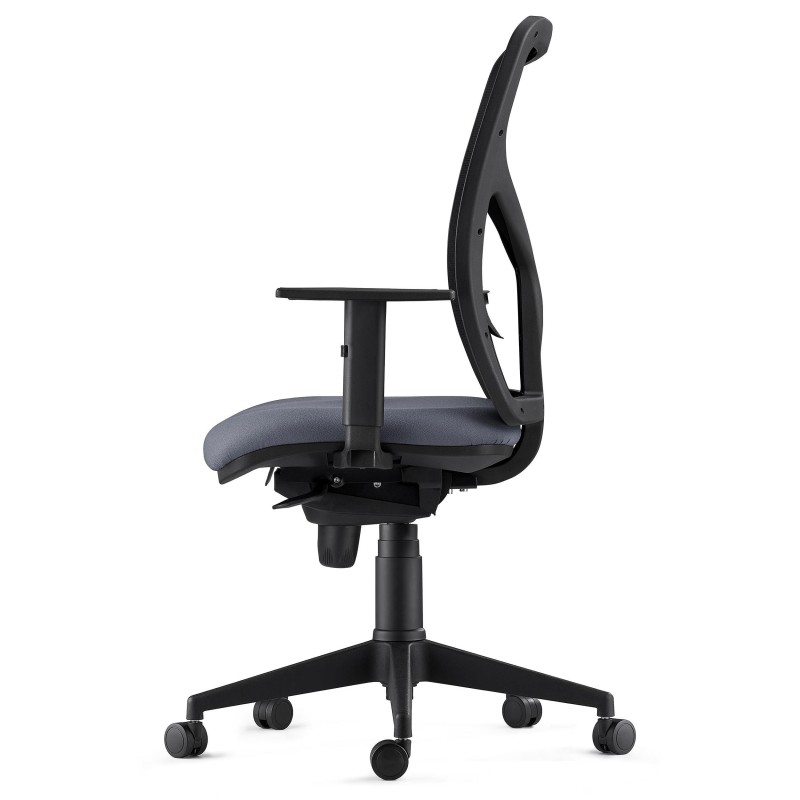 Silla de Oficina MILO en Tela color Negro