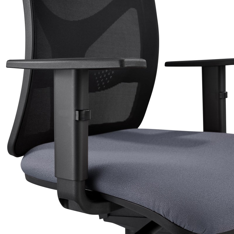 Silla de Oficina MILO en Tela color Negro