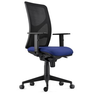 Silla de Oficina MILO en Tela color Negro