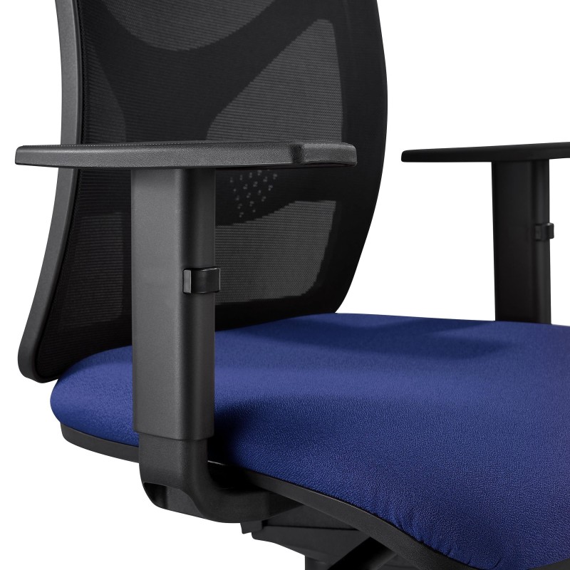 Silla de Oficina MILO en Tela color Negro