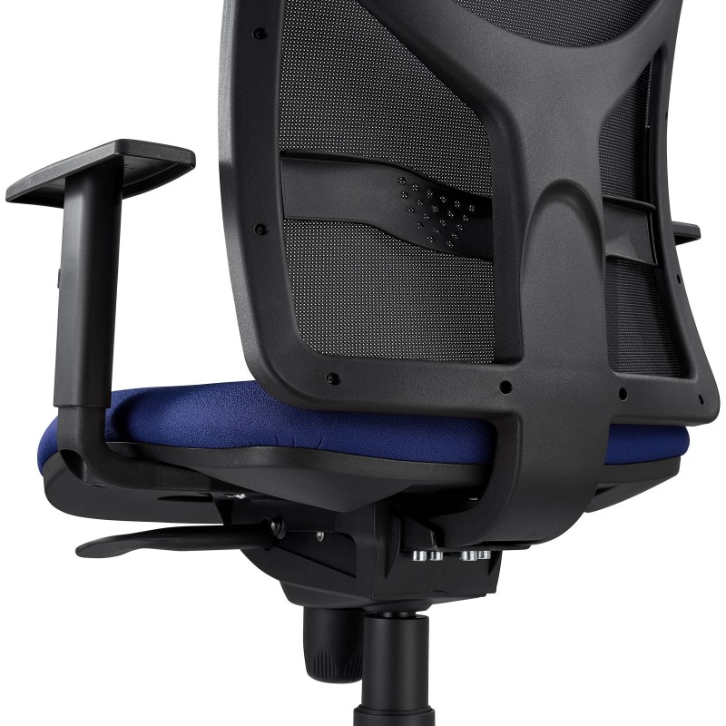 Silla de Oficina MILO en Tela color Negro