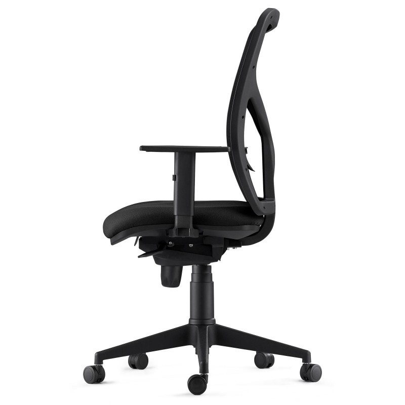 Silla de Oficina MILO en Tela color Negro