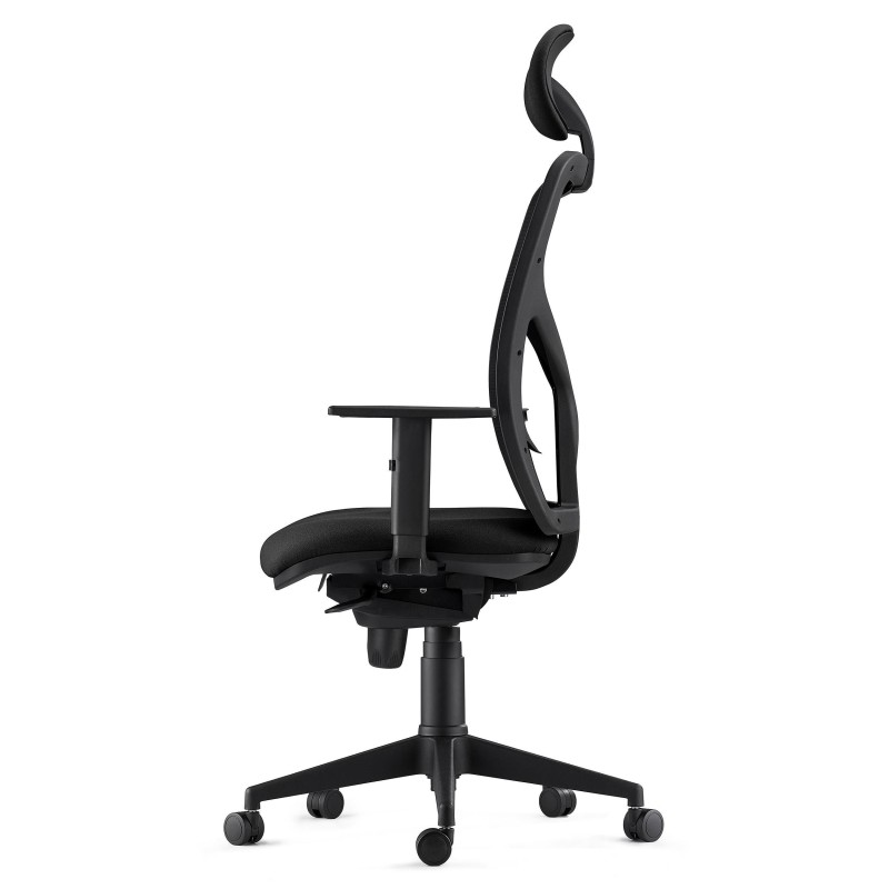 Silla de Oficina BAIKAL en Tela color Negro