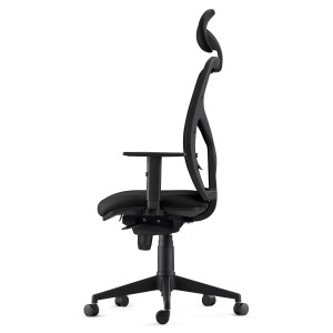 Silla de Oficina BAIKAL en Tela color Negro