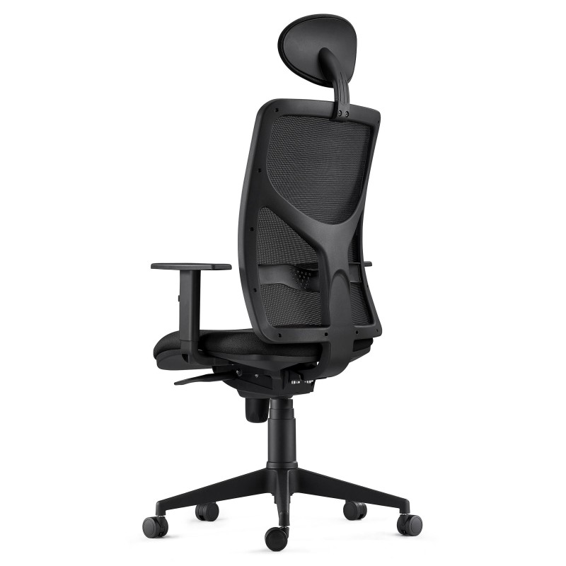 Silla de Oficina BAIKAL en Tela color Negro