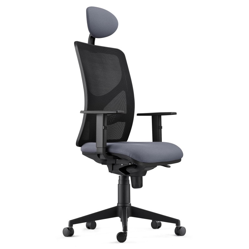 Silla de Oficina BAIKAL en Tela color Negro