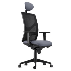 Silla de Oficina BAIKAL en Tela color Negro