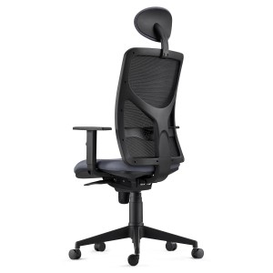 Silla de Oficina BAIKAL en Tela color Negro