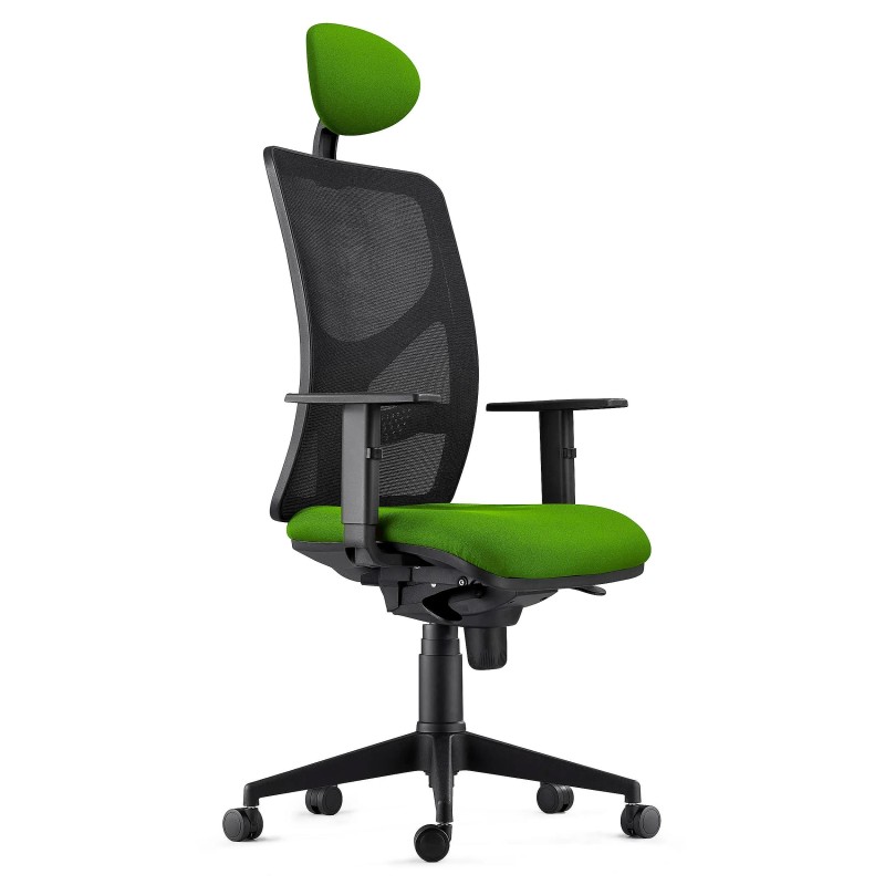 Silla de Oficina BAIKAL en Tela color Negro