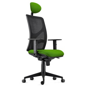 Silla de Oficina BAIKAL en Tela color Negro