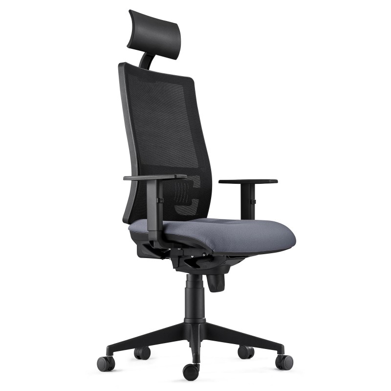 Silla Ergonómica MARSA, homologada 8h, negro