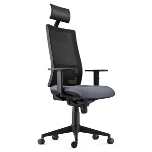 Silla Ergonómica MARSA, homologada 8h, negro